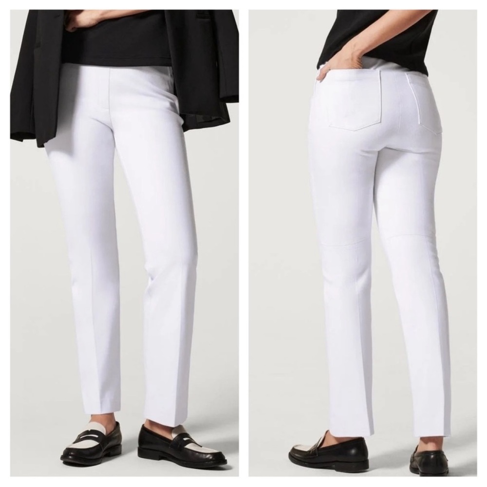 SPANX White Flare Pants